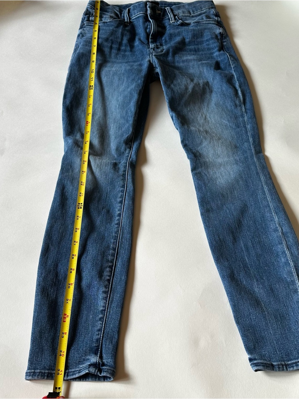 MOTHER Blue Looker Ankle Jeans - Picture 4 of 10